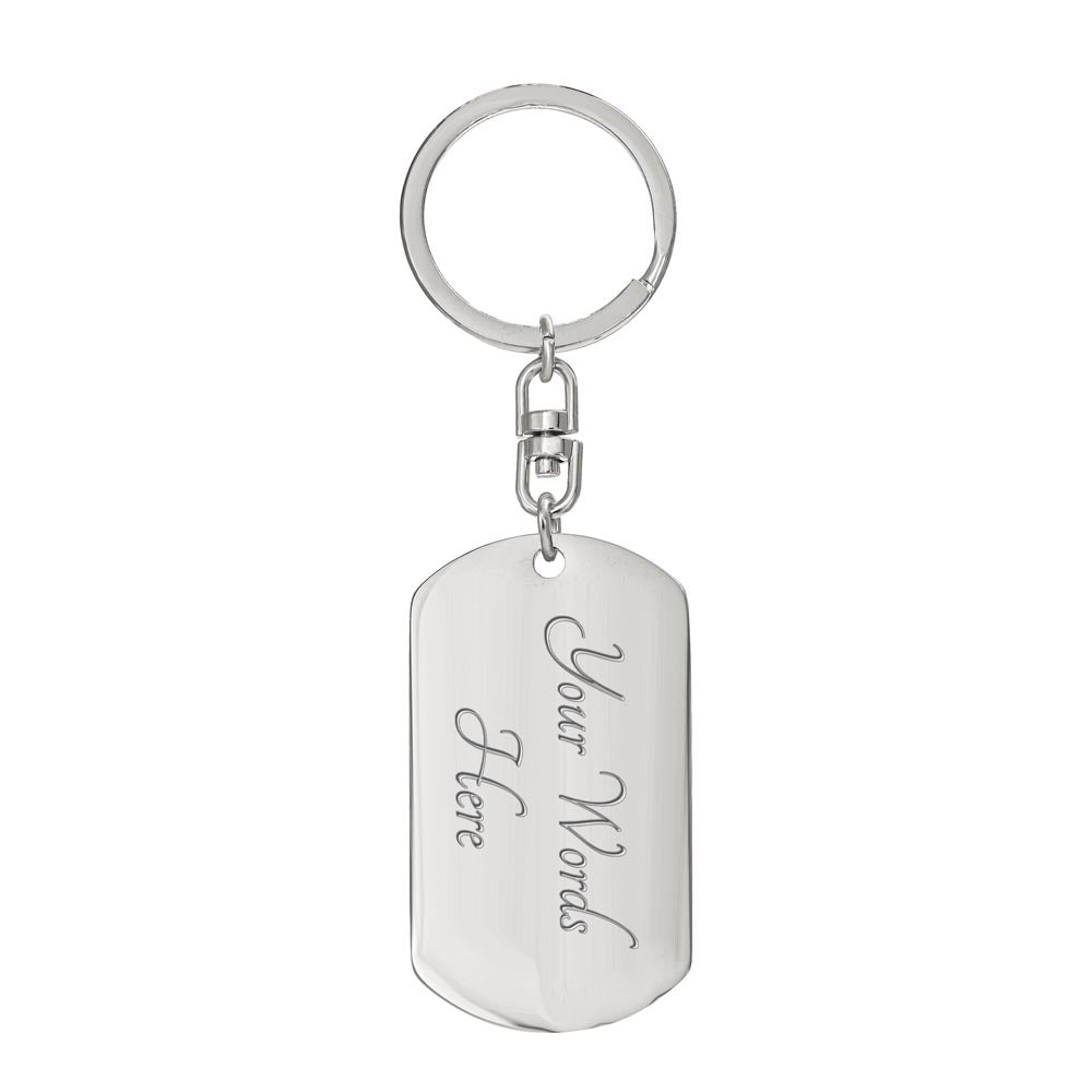 Butterfly Roses Keychain