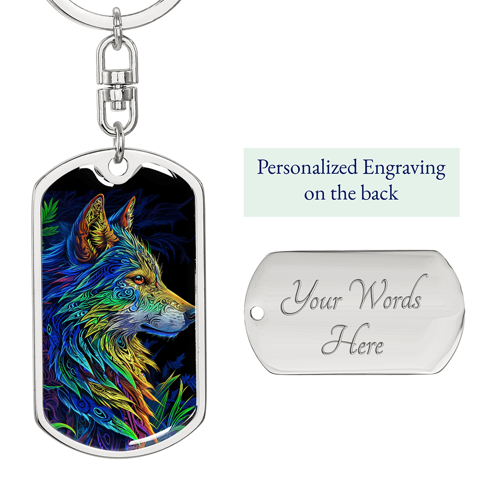Wolf Keychain