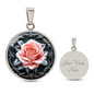 Pink Rose Necklace