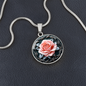 Pink Rose Necklace