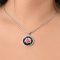 Pink Rose Necklace