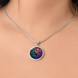 Floral Yin Yang Necklace | Boho Balance Pendant | Spiritual Energy Jewelry Gift