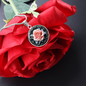 Pink Rose Necklace
