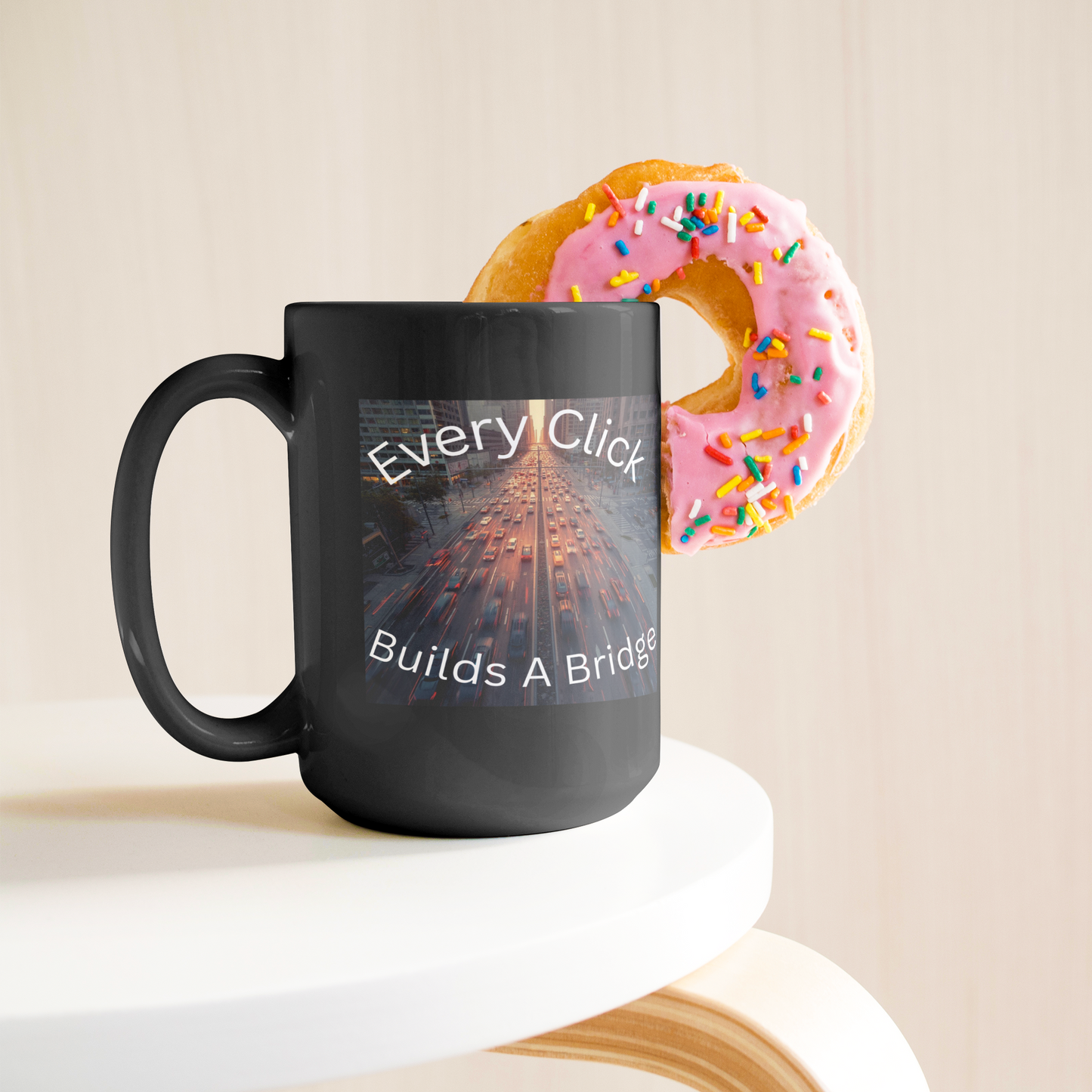 Every_Click_Creates_A_Bridge_Lifestyle_Donut_LH_Mockup.png