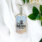 Personalized Disc Golf Mom Keychain - Custom Engraved Gift for Disc Golf Lovers & Players