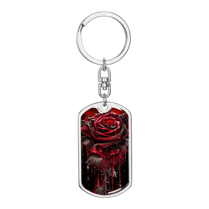 Red Rose Keychain