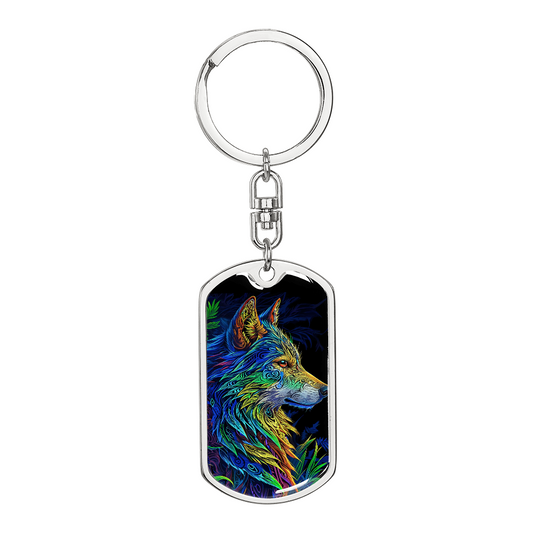 Wolf Keychain