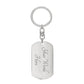 Butterfly Rose Keychain