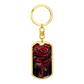 Red Rose Keychain