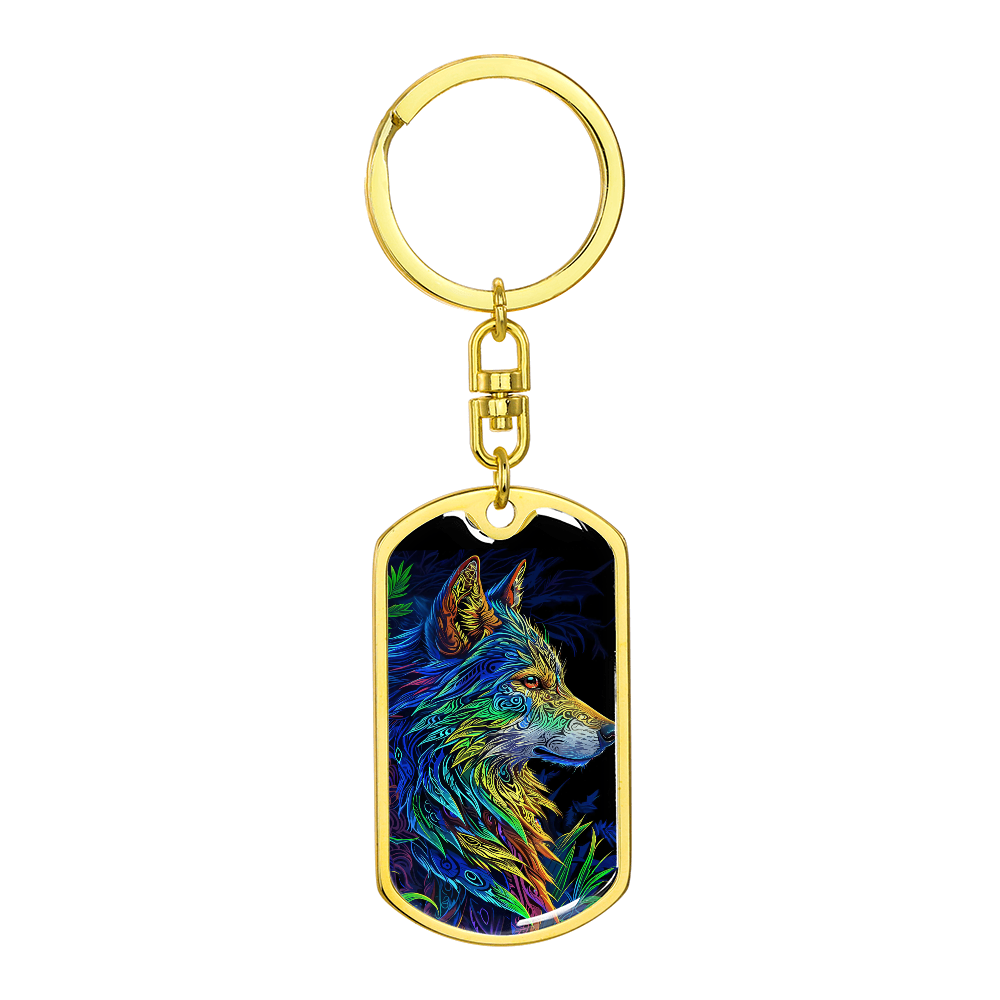 Wolf Keychain