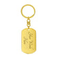 Butterfly Flower Keychain