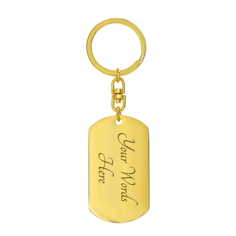Butterfly Rose Keychain