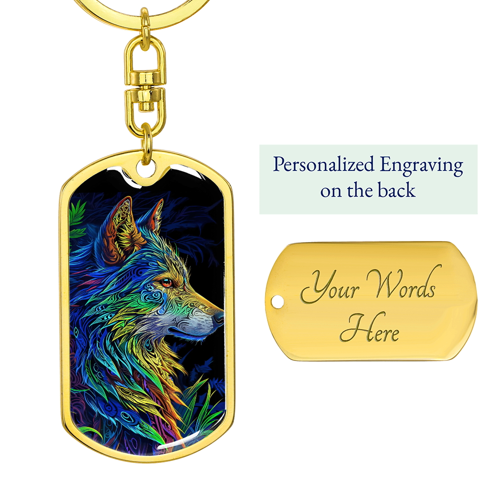 Wolf Keychain