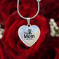 Disc Golf Mom Necklace  Unique Frisbee Golf Jewelry Gift for Women  Sporty Pendant for Moms