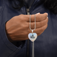 Disc Golf Mom Necklace  Unique Frisbee Golf Jewelry Gift for Women  Sporty Pendant for Moms