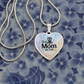 Disc Golf Mom Necklace  Unique Frisbee Golf Jewelry Gift for Women  Sporty Pendant for Moms