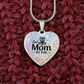 Disc Golf Mom Necklace  Unique Frisbee Golf Jewelry Gift for Women  Sporty Pendant for Moms