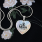 Disc Golf Mom Necklace  Unique Frisbee Golf Jewelry Gift for Women  Sporty Pendant for Moms