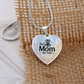 Disc Golf Mom Necklace  Unique Frisbee Golf Jewelry Gift for Women  Sporty Pendant for Moms