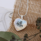 Disc Golf Mom Necklace  Unique Frisbee Golf Jewelry Gift for Women  Sporty Pendant for Moms