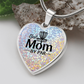 Disc Golf Mom Necklace  Unique Frisbee Golf Jewelry Gift for Women  Sporty Pendant for Moms