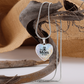 Disc Golf Mom Necklace  Unique Frisbee Golf Jewelry Gift for Women  Sporty Pendant for Moms