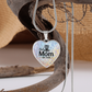 Disc Golf Mom Necklace  Unique Frisbee Golf Jewelry Gift for Women  Sporty Pendant for Moms