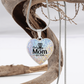 Disc Golf Mom Necklace  Unique Frisbee Golf Jewelry Gift for Women  Sporty Pendant for Moms