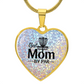 Disc Golf Mom Necklace  Unique Frisbee Golf Jewelry Gift for Women  Sporty Pendant for Moms